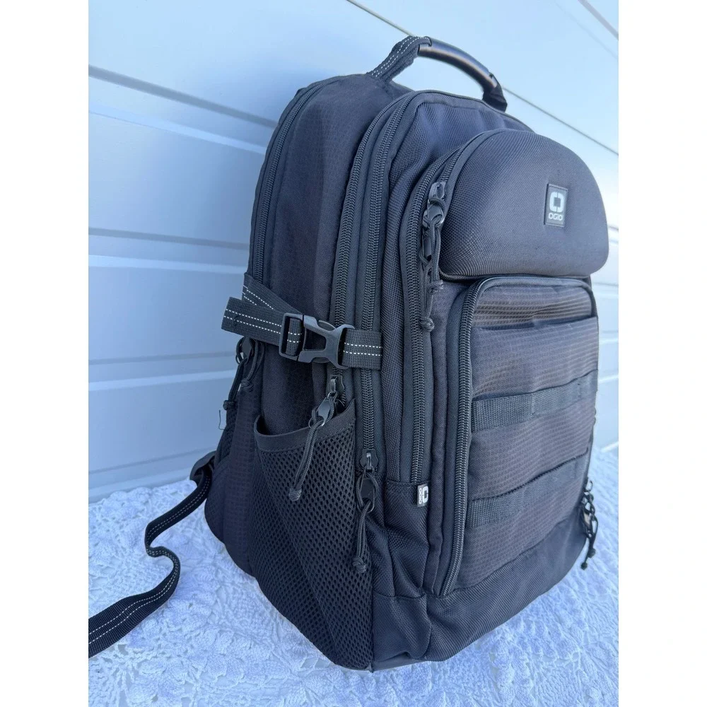 OGIO Gambit 17 Laptop Backpack Black Tactical Tech Vault Travel Bag Mens